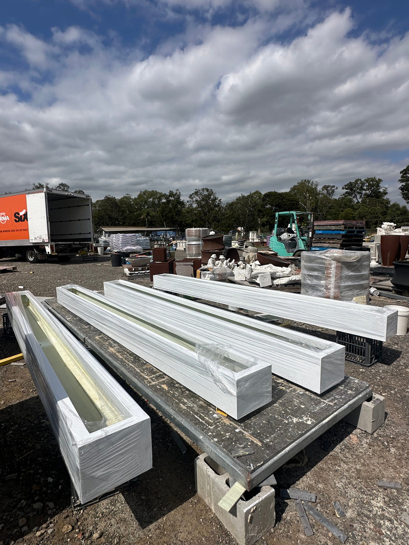 Custom Long Fibreglass Planter Boxes for Townhouse Developments in Sydney & Australia