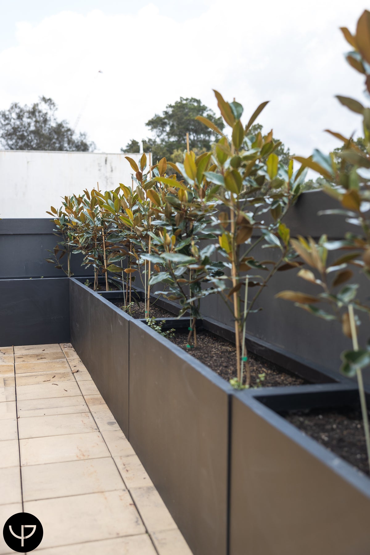 Custom-made planter boxes hover